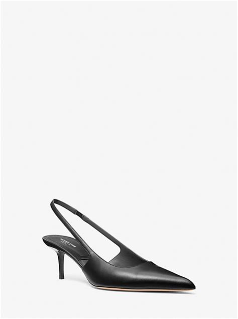 michael kors emma boots|Emma Leather Slingback Pump .